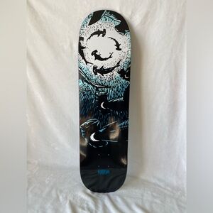 REAL SKATEBOARDS Cairo Foster Hammerhead Deck 8.25 new blue teal